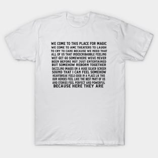 Nicole Kidman AMC Monologue Script T-Shirt